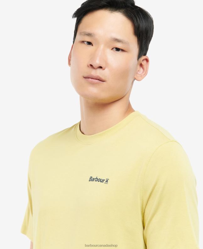 Barbour Clothing Men Mist Coordinates Logo T-Shirt 2BB2F916