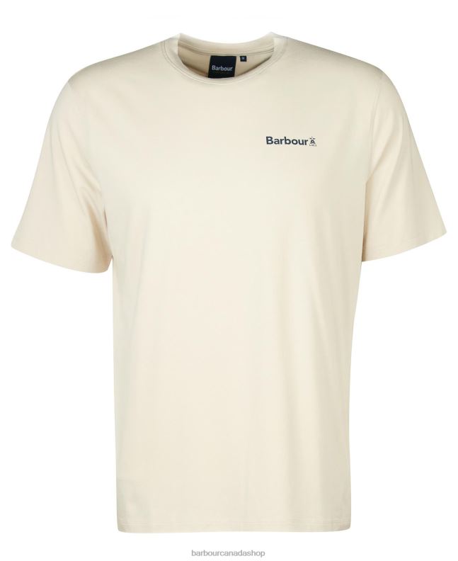 Barbour Clothing Men Mist Coordinates Logo T-Shirt 2BB2F943