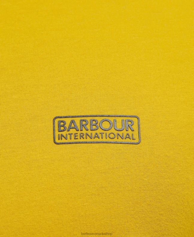 Barbour Clothing Men Mustard Bark Small Logo T-Shirt 2BB2F974