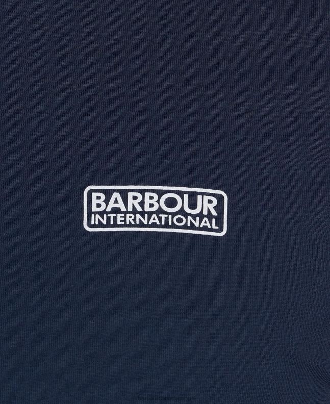Barbour Clothing Men Navy Essential Small Logo T-Shirt 2BB2F874