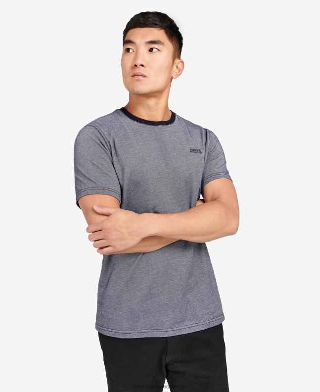 Barbour Clothing Men Night Sky/Whisper White Morse T-Shirt 2BB2F897