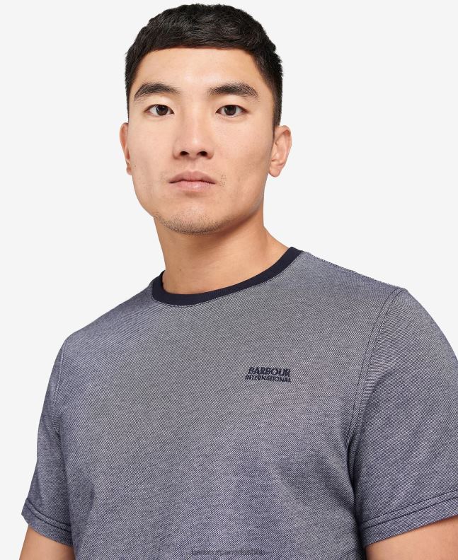 Barbour Clothing Men Night Sky/Whisper White Morse T-Shirt 2BB2F897