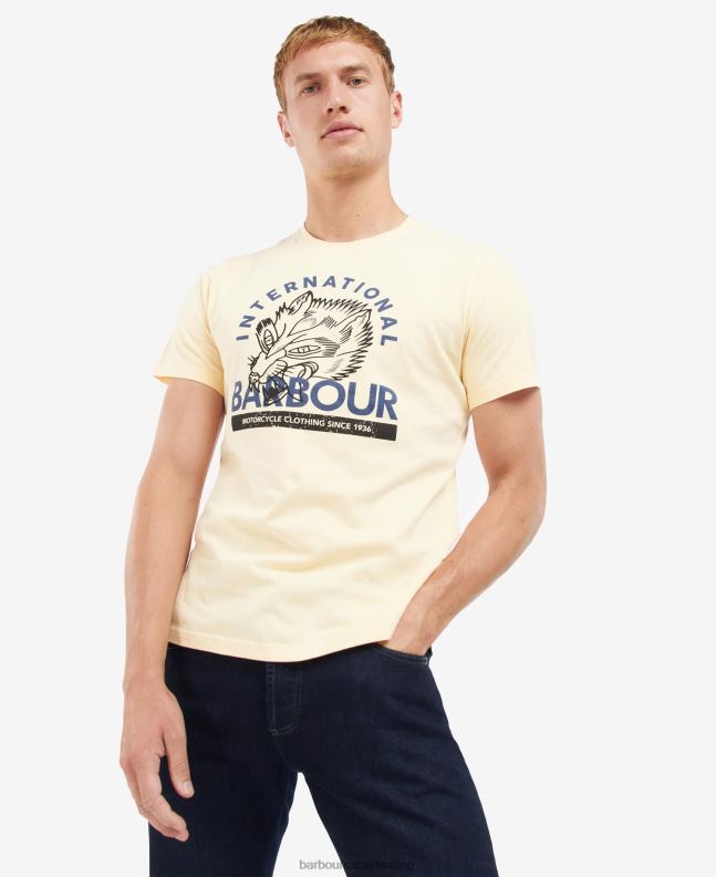 Barbour Clothing Men Pale Sky Thrift Graphic-Print T-Shirt 2BB2F840