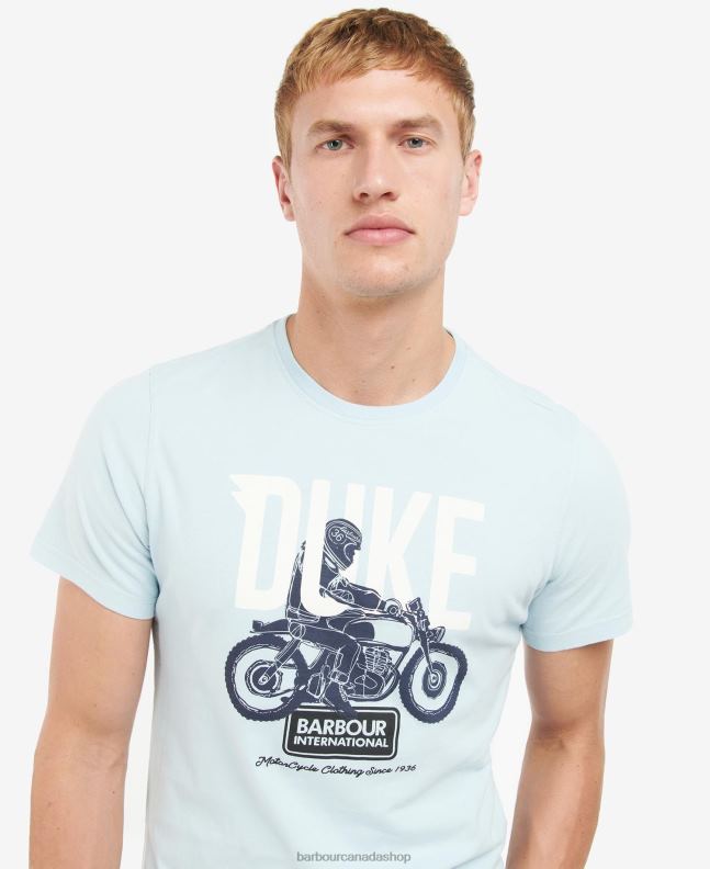 Barbour Clothing Men Pale Sky Thrift Graphic-Print T-Shirt 2BB2F841