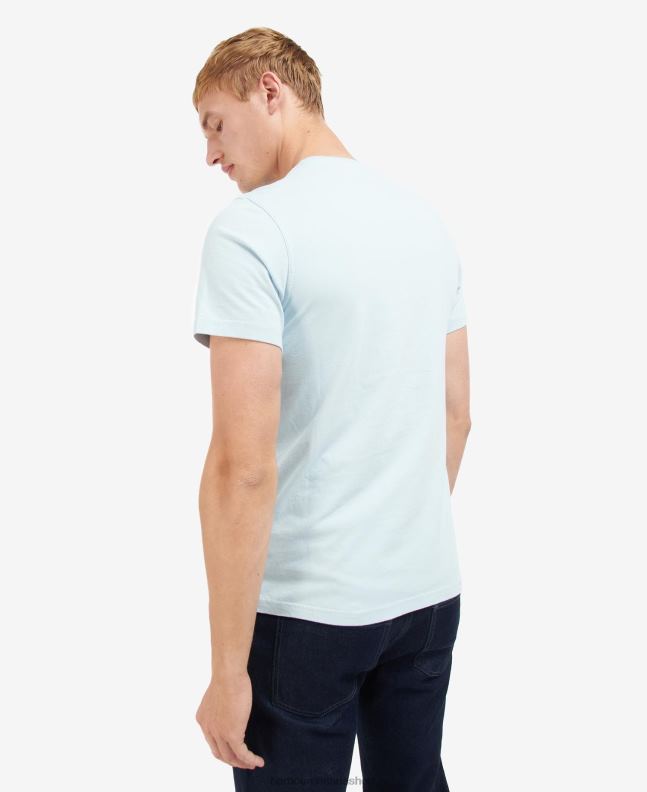 Barbour Clothing Men Pale Sky Thrift Graphic-Print T-Shirt 2BB2F841