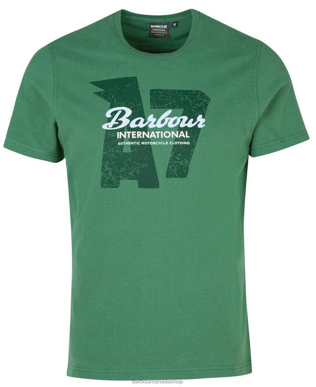 Barbour Clothing Men Racing Green Vantage Graphic-Print T-Shirt 2BB2F824