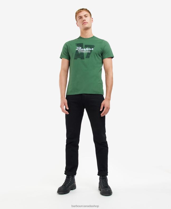 Barbour Clothing Men Racing Green Vantage Graphic-Print T-Shirt 2BB2F824