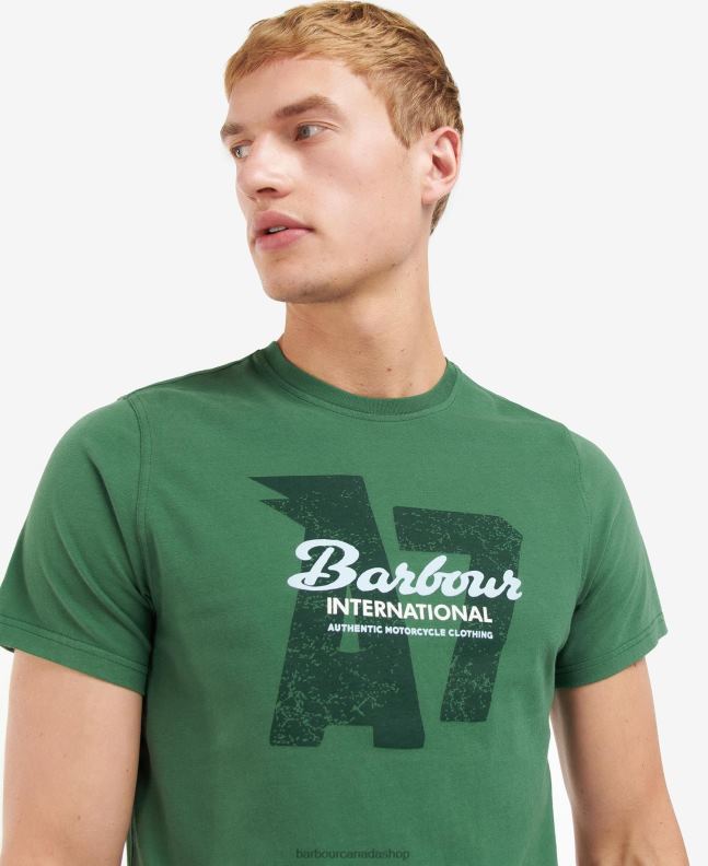 Barbour Clothing Men Racing Green Vantage Graphic-Print T-Shirt 2BB2F824