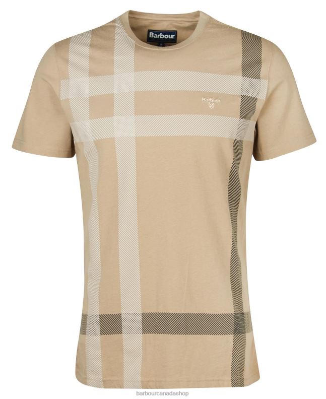 Barbour Clothing Men Washed Stone Norman T-Shirt 2BB2F949