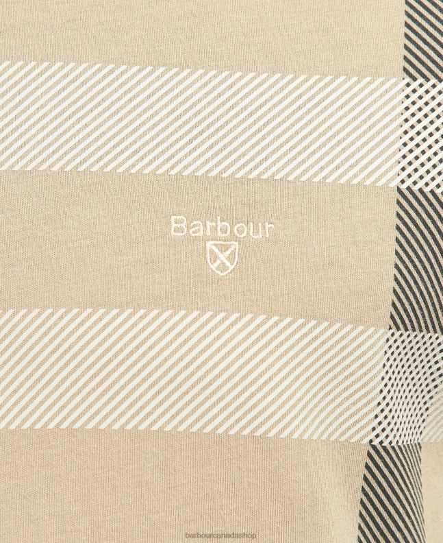 Barbour Clothing Men Washed Stone Norman T-Shirt 2BB2F949