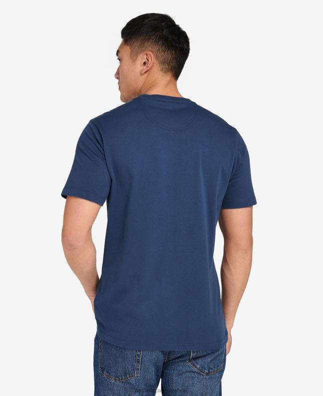 Barbour Clothing Men Whisper White Murrey Graphic T-Shirt 2BB2F820