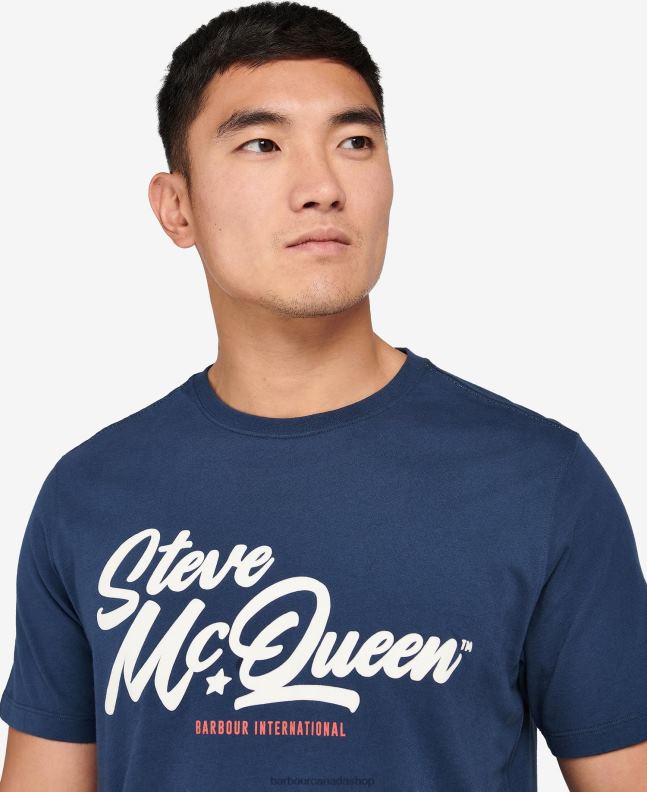 Barbour Clothing Men Whisper White Murrey Graphic T-Shirt 2BB2F820