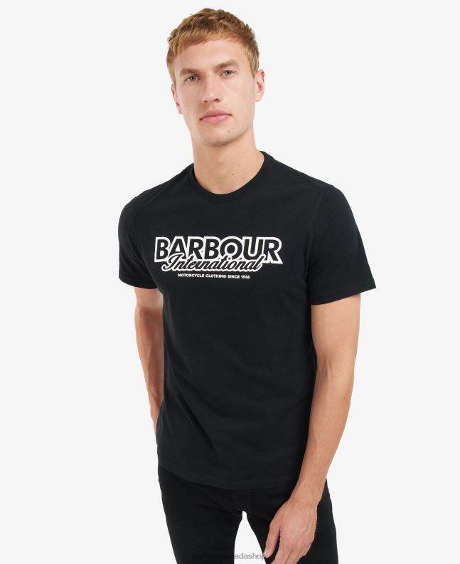 Barbour Clothing Men Whisper White Rowley Logo T-Shirt 2BB2F867