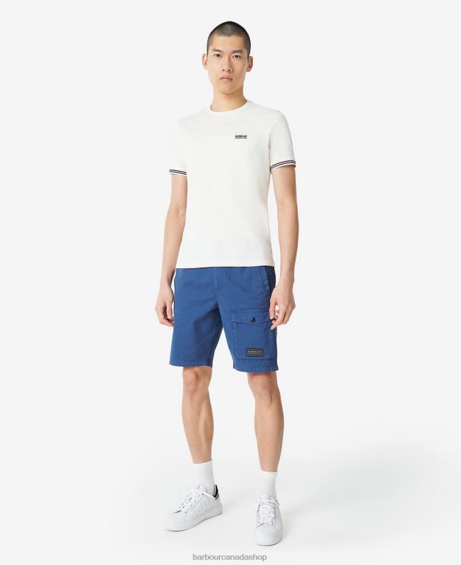 Barbour Clothing Men Whisper White Torque Tipped T-Shirt 2BB2F894