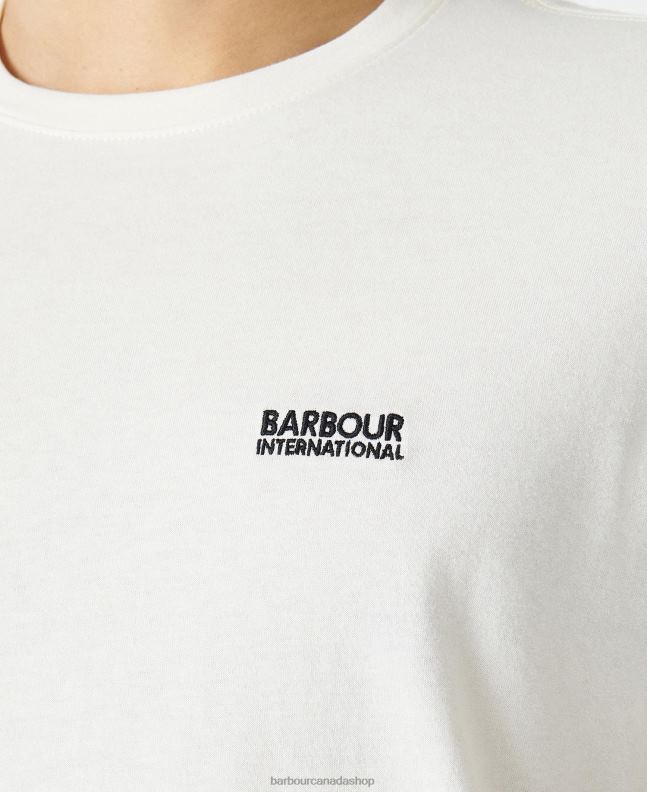Barbour Clothing Men Whisper White Torque Tipped T-Shirt 2BB2F894