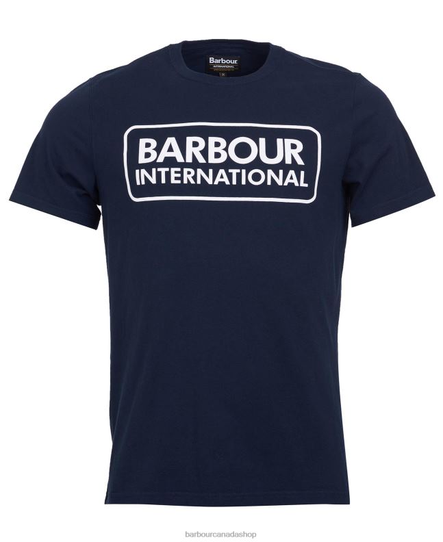 Barbour Clothing Men White International T-Shirt Essential Large Logo 2BB2F896
