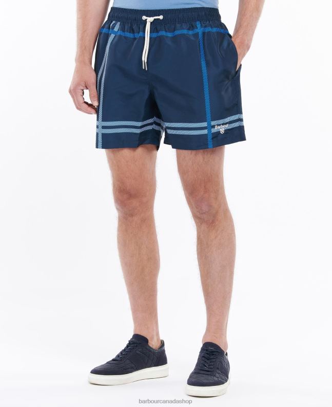 Barbour Clothing Men Navy Blaine Swim Shorts 2BB2F1216