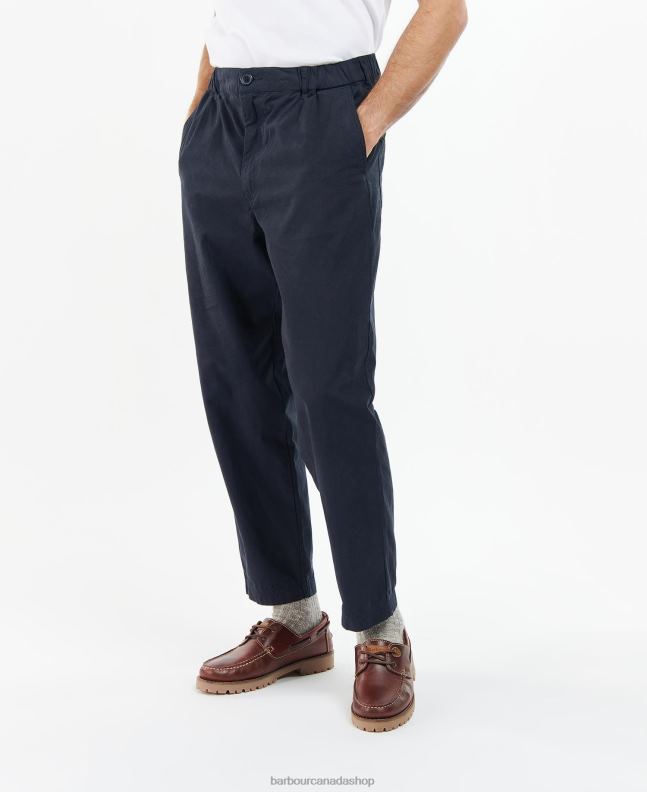 Barbour Clothing Men Navy Highgate Twill Trousers 2BB2F1162