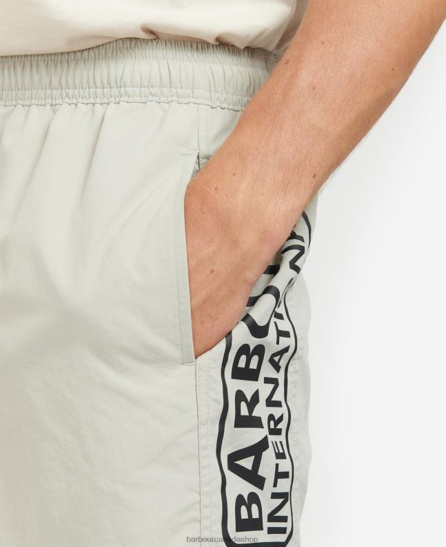 Barbour Clothing Men Night Sky Large Logo Swim Shorts 2BB2F1215