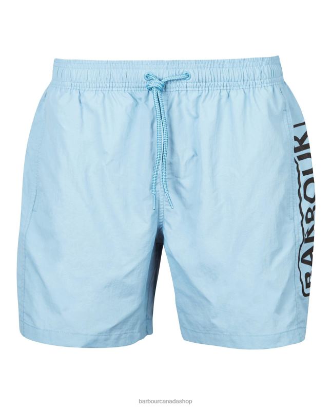 Barbour Clothing Men Night Sky Large Logo Swim Shorts 2BB2F1228