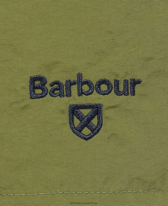 Barbour Clothing Men Olive Essential Logo 5\'\' Swim Shorts 2BB2F1194
