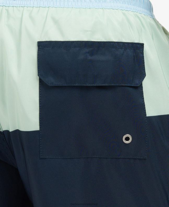 Barbour Clothing Men Sky John Two-Tone Swim Shorts 2BB2F1226