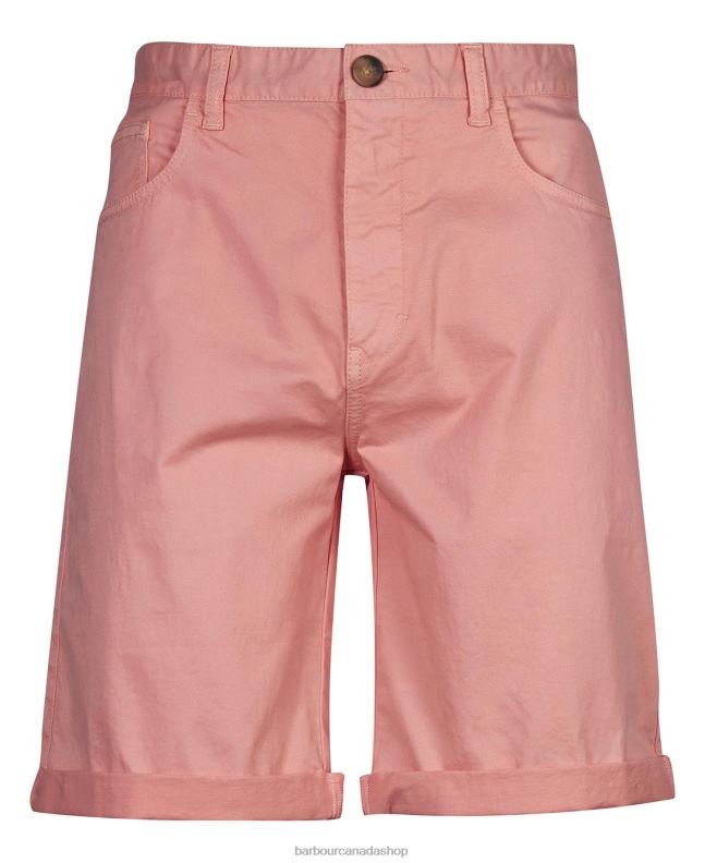 Barbour Clothing Men Washed Blue Twill Shorts 2BB2F1235