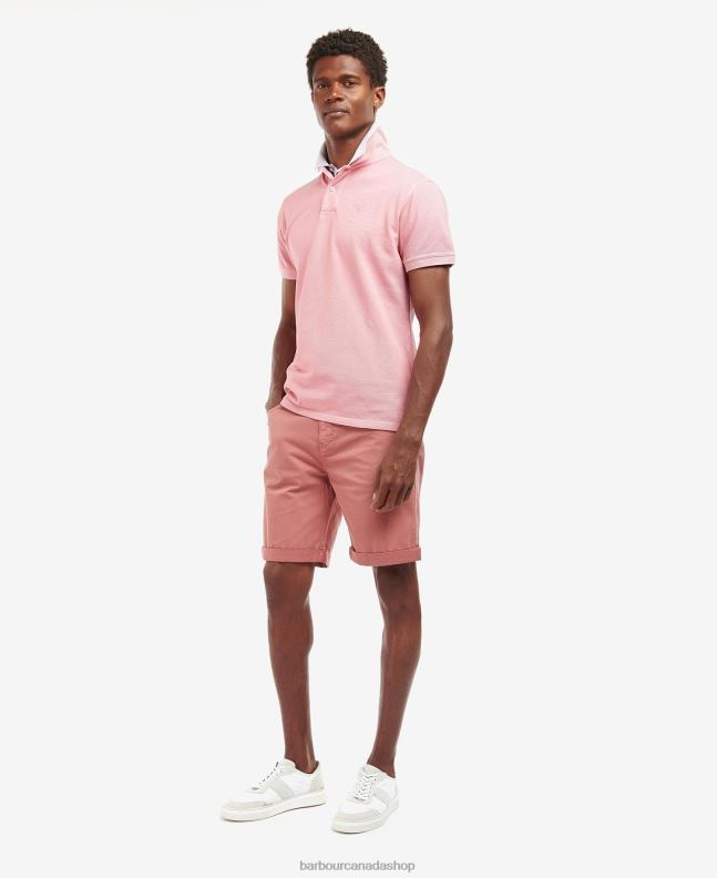 Barbour Clothing Men Washed Blue Twill Shorts 2BB2F1235