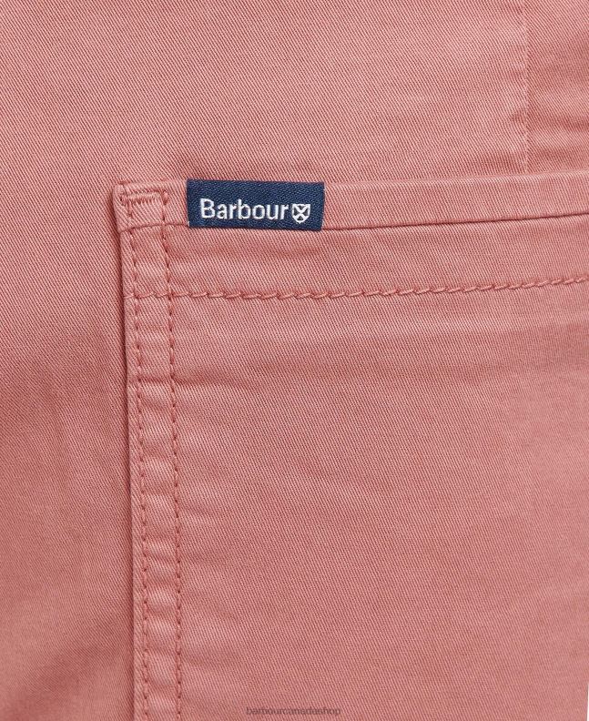 Barbour Clothing Men Washed Blue Twill Shorts 2BB2F1235