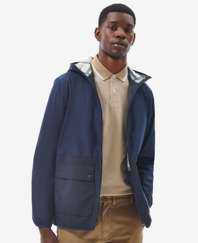Barbour Clothing Men Classic Navy Kennet Waterproof Jacket 2BB2F189