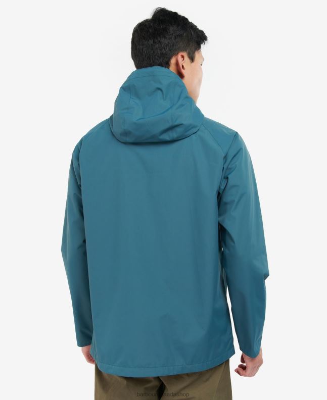 Barbour Clothing Men Navy/Dress Hooded Dormus Waterproof Jacket 2BB2F212