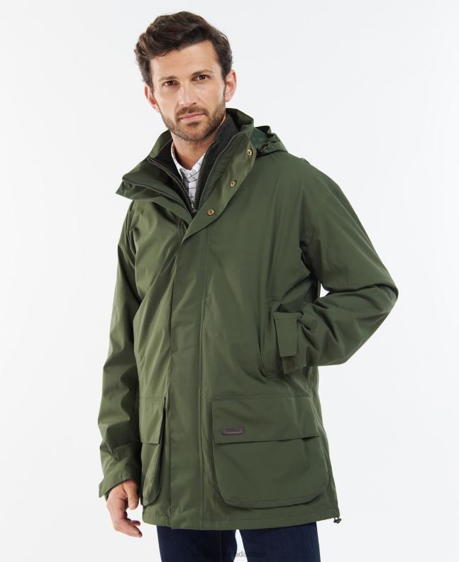 Barbour Clothing Men Olive Swinton Jacket 2BB2F185
