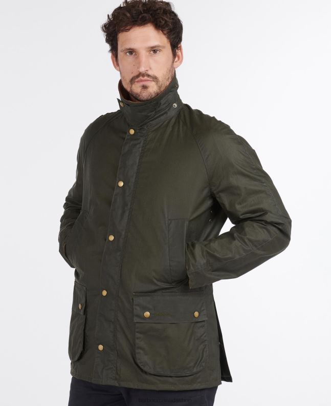 Barbour Clothing Men Archive Olive Lightweight Ashby Waxed Jacket 2BB2F17
