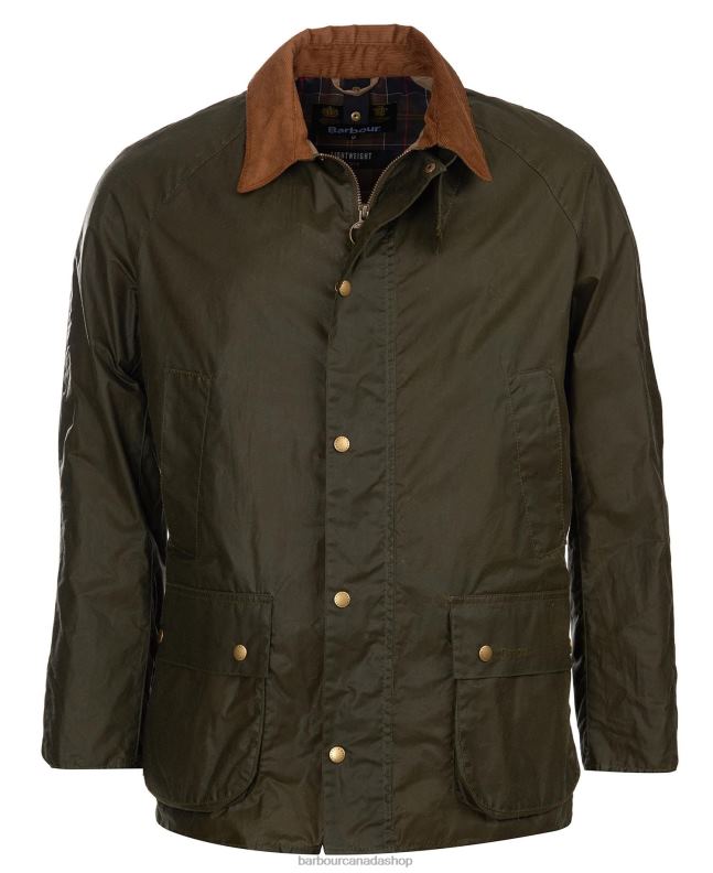 Barbour Clothing Men Archive Olive Lightweight Ashby Waxed Jacket 2BB2F17