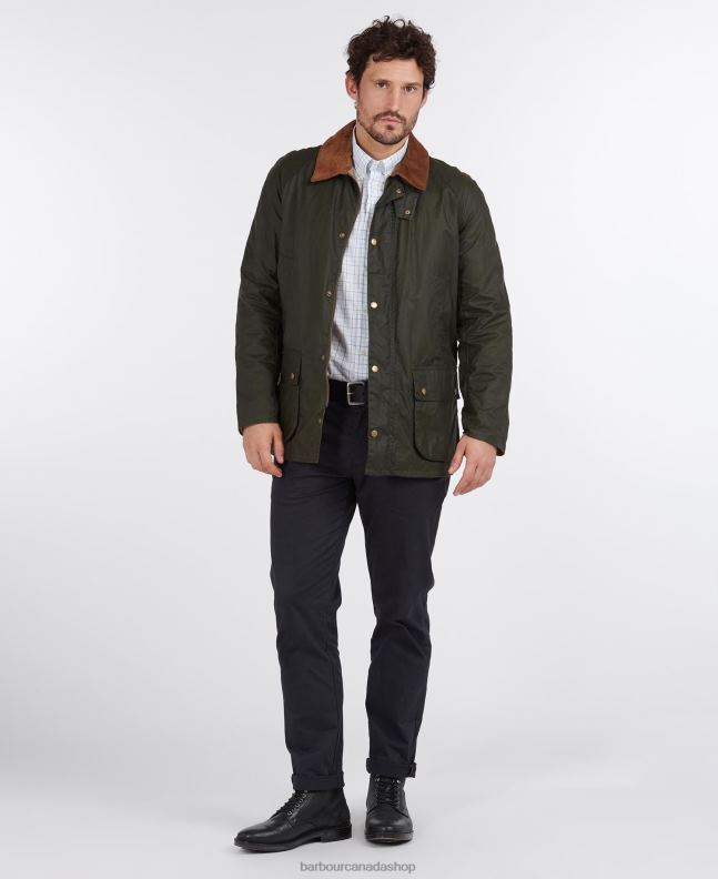 Barbour Clothing Men Archive Olive Lightweight Ashby Waxed Jacket 2BB2F17