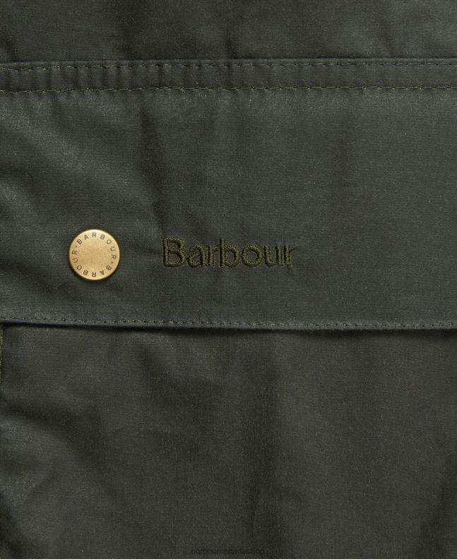 Barbour Clothing Men Archive Olive Lightweight Ashby Waxed Jacket 2BB2F17