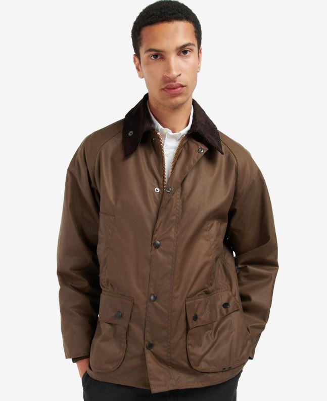 Barbour Clothing Men Bark Bedale Wax Jacket 2BB2F30
