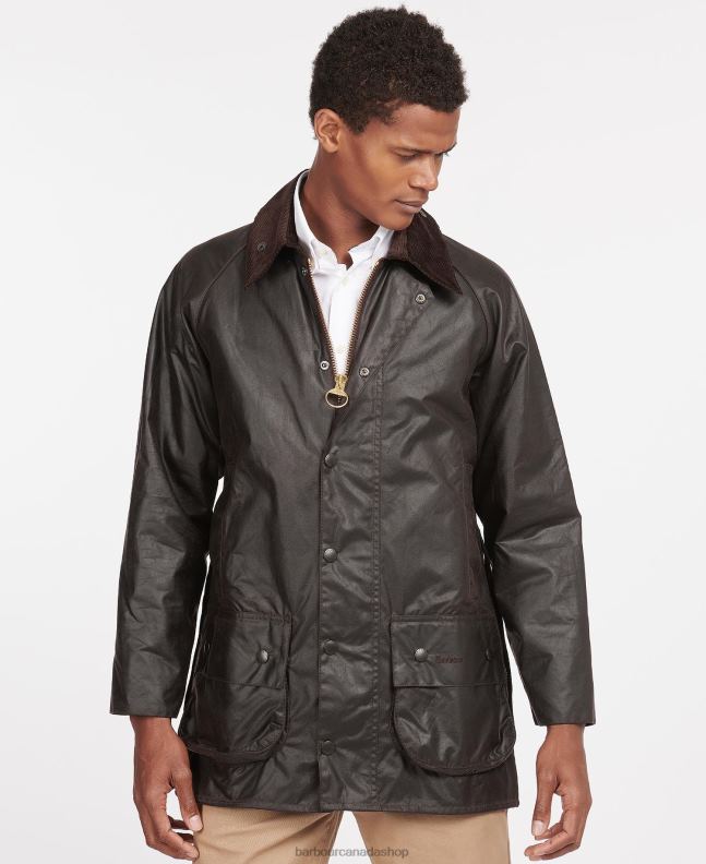 Barbour Clothing Men Black Beaufort Wax Jacket 2BB2F39