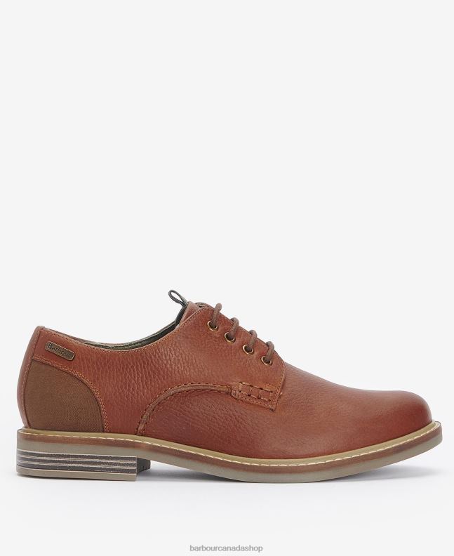 Barbour Footwear Men Cedar Milled Bramley Derby Shoes 2BB2F1325