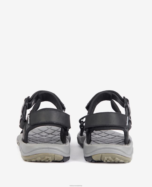 Barbour Footwear Men Classic Black Pendle Sports Sandals 2BB2F1301