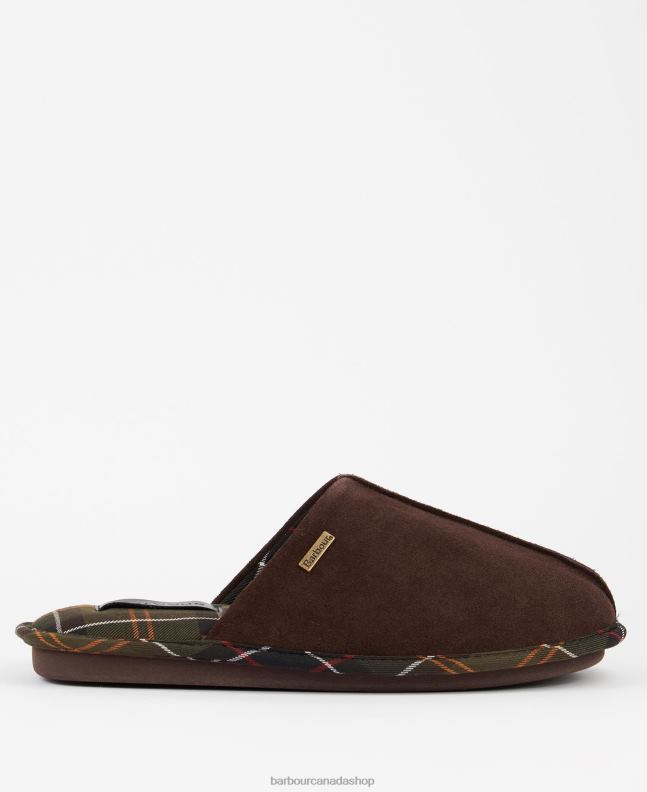 Barbour Footwear Men Brown Foley Slippers 2BB2F1246