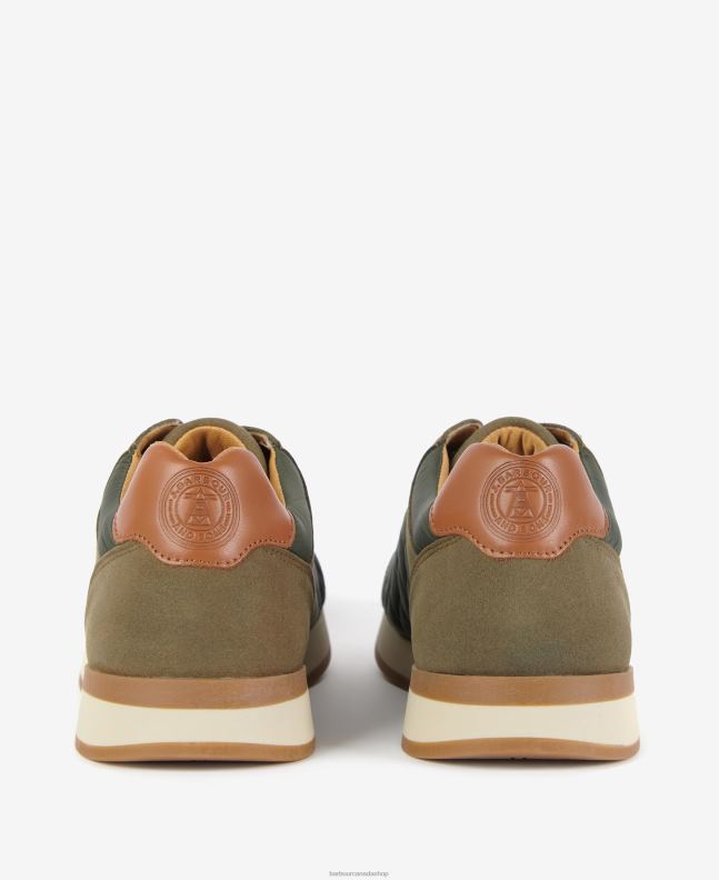 Barbour Footwear Men Classic Navy Seth Diamond-Quilted Trainers 2BB2F1317