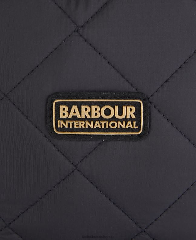 Barbour Accessories Women Black Chicane Quilted Backpack 2BB2F2390