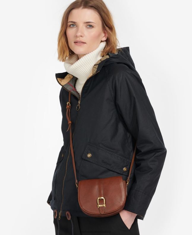 Barbour Accessories Women Brown Tasche Laire Leder Saddle 2BB2F2384