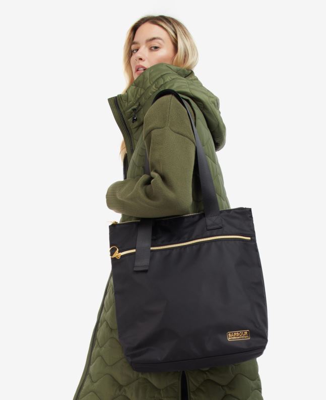 Barbour Accessories Women Classic Black Qualify Tote Bag 2BB2F2396