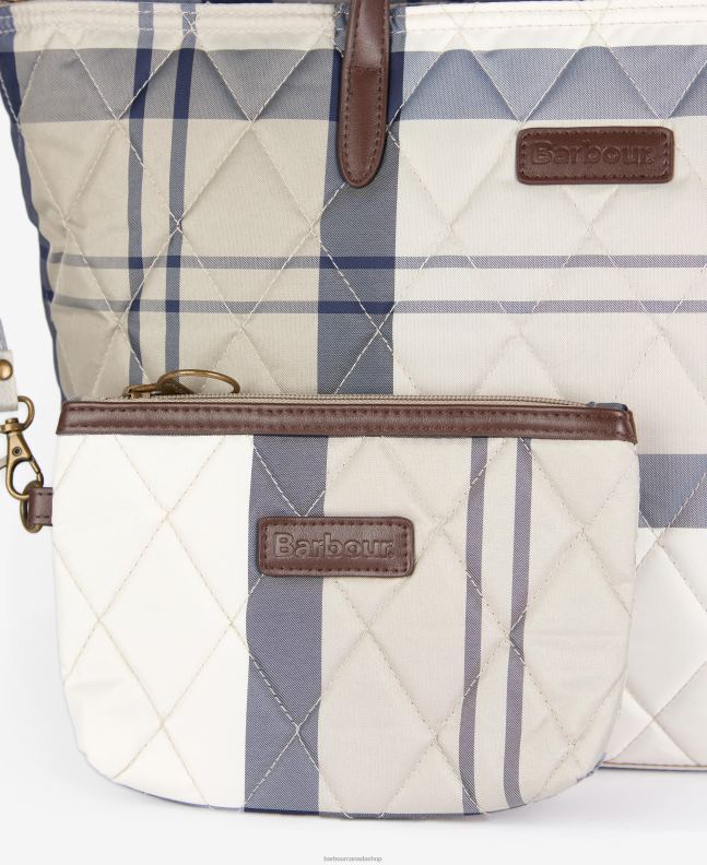 Barbour Accessories Women Classic Tartan Wetherham Quilted Tote Bag 2BB2F2389