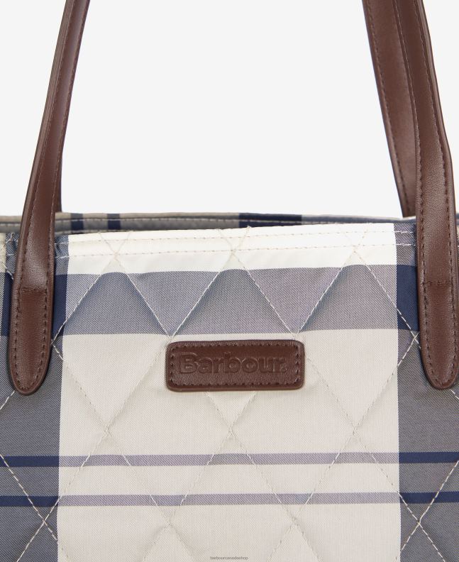 Barbour Accessories Women Classic Tartan Wetherham Quilted Tote Bag 2BB2F2389