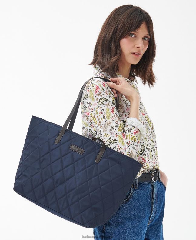 Barbour Accessories Women Classic Tartan Witford Quilted Tote Bag 2BB2F2395