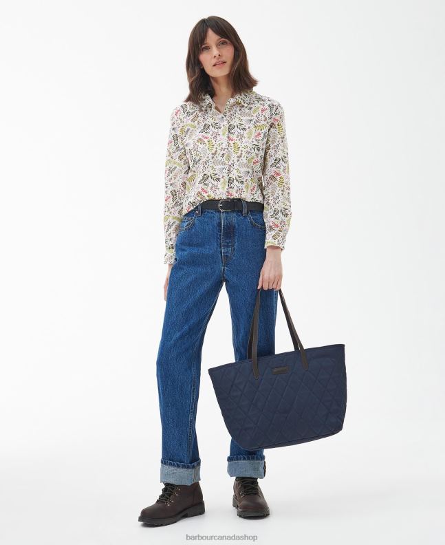 Barbour Accessories Women Classic Tartan Witford Quilted Tote Bag 2BB2F2395