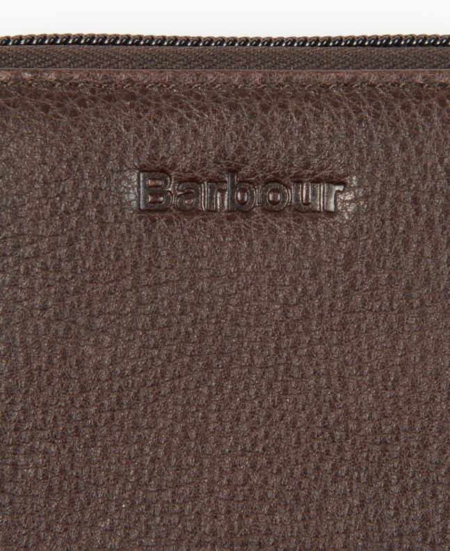 Barbour Accessories Women Dark Brown Laire Leather Purse 2BB2F2397